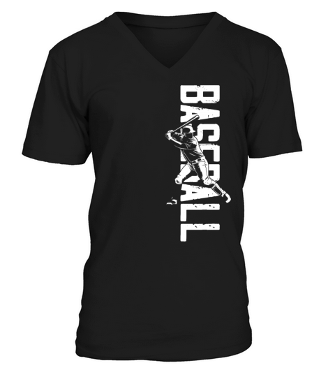 Baseball Fan Vintage Baseball V-Neck T-shirt