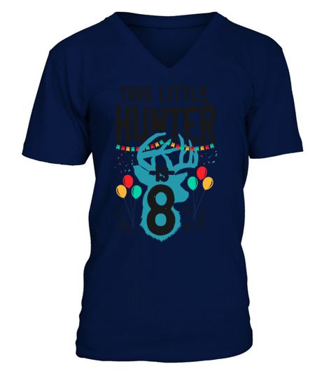 Buck Deer Hunting Hunter Kid V-Neck T-shirt