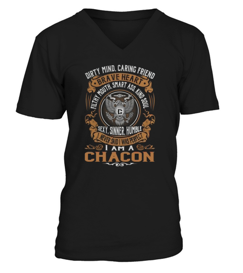 CHACON Last Name, Surname Tshirt V-Neck T-shirt