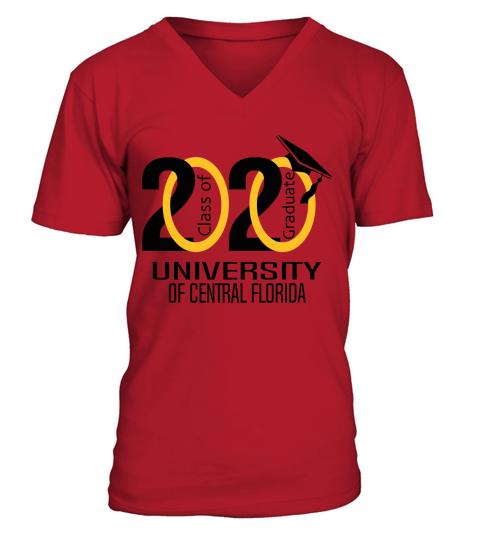 Class Of 2020 Graduation University Of Central Florida V-Neck T-shirt