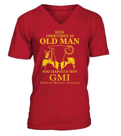 General Motors Institute - Coffee Mug (colored) V-Neck T-shirt