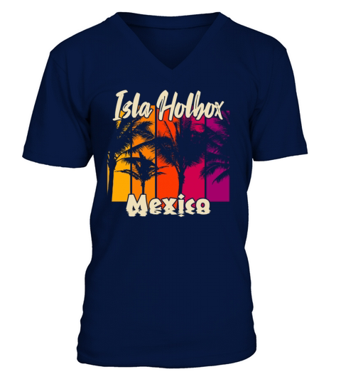 Holbox Mexico Island V-Neck T-shirt