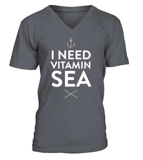 I NEED VITAMIN SEA T-Shirt V-Neck T-shirt