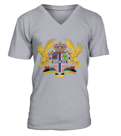 Reigel Family Crest For American People - Reigel Family T-Shirt, Hoodie, Sweatshirt V-Neck T-shirt