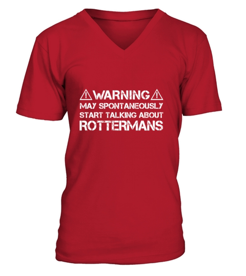 Rotterman Warning V-Neck T-shirt