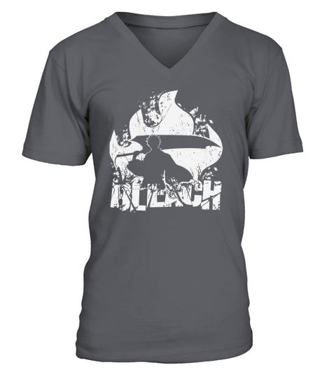 Shinigami logo symbol, Kurosaki Ichigo, Bleach V-Neck T-shirt