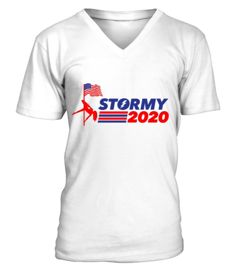 Stormy 2020 Stormy Daniels Anti Trump V-Neck T-shirt