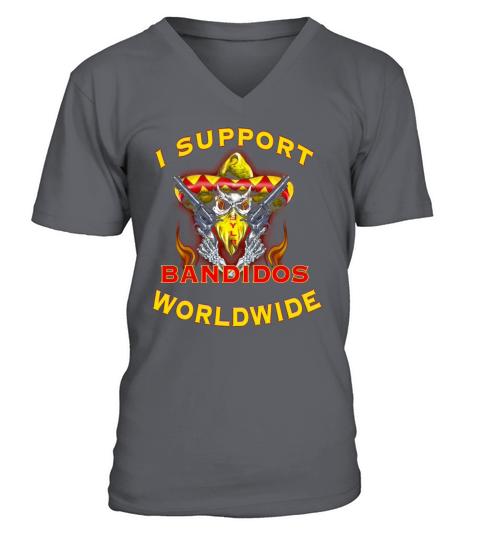 Suport Bandidos Worldwide V-Neck T-shirt