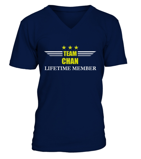 Team CHAN Lifetime Member tee shirts V-Neck T-shirt