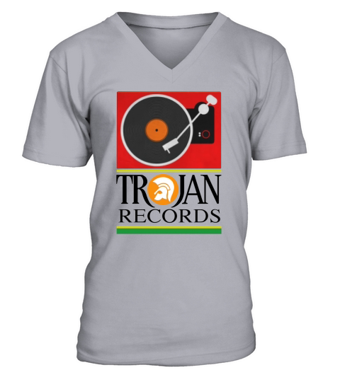 Trojan Records V-Neck T-shirt