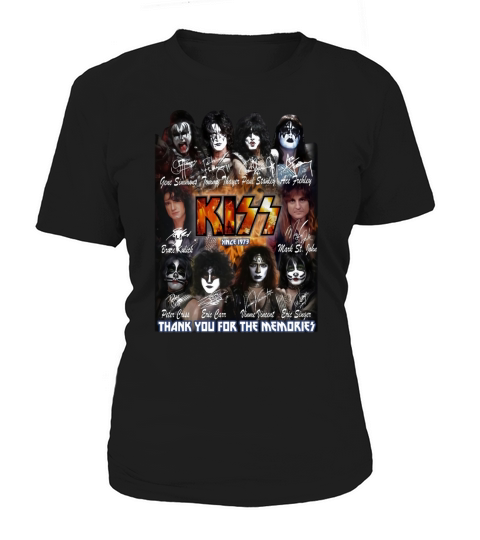 All signature Kiss since 1973 thank you for the memories shirt Women's T-Shirt
