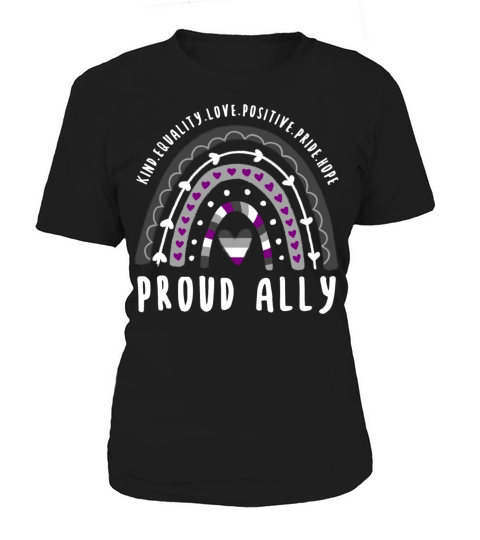 Asexual Quote Proud Ally Ace Rainbow Women's T-Shirt