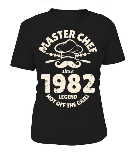 Born In 1982 BBQ Funny Grilling 40th Birthday Women's T-Shirt