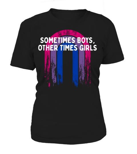 Boys Other Times Girls Bisexual Pansexual Bi Pan Women's T-Shirt