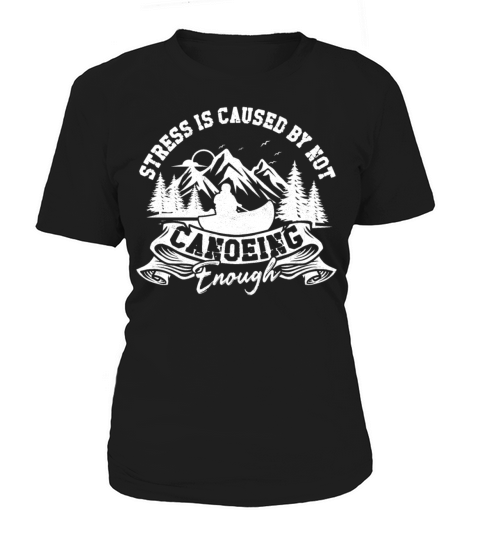 Canoe Canoeing Vintage Stress Is Women's T-Shirt