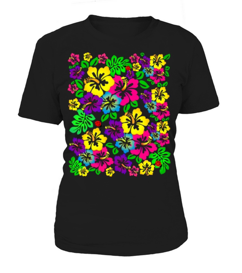 colorful luminous flowers Women's T-Shirt