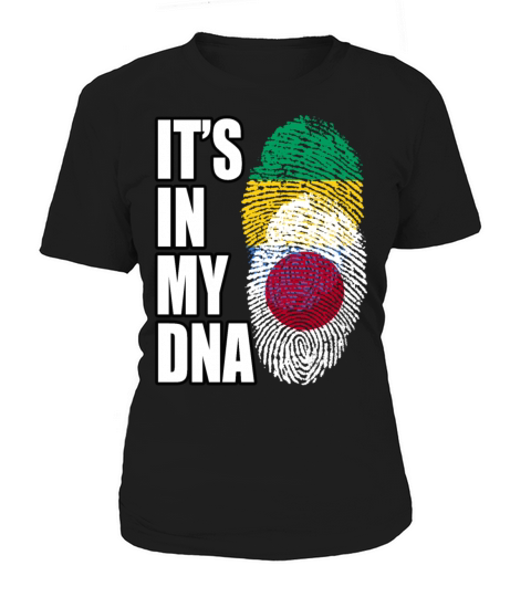 Gambian And Japanese Mix Heritage DNA Flag Women's T-Shirt