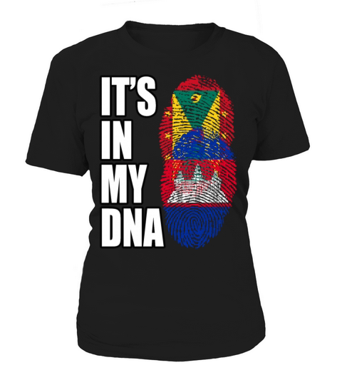 Grenadian And Cambodian Mix Heritage DNA Flag Women's T-Shirt