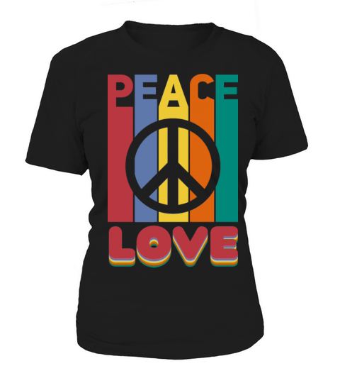 Love Peace Sign Vintage World Peace Advocates Women's T-Shirt