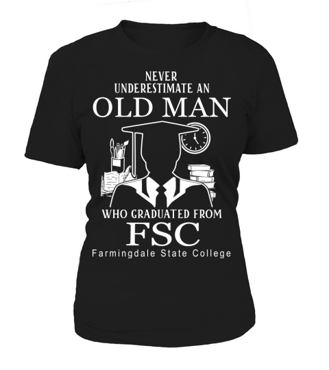 Man graduated from Farmingdale State College Women's T-Shirt