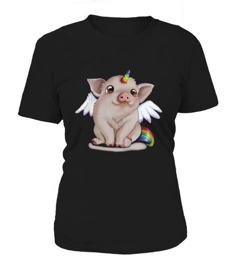 Rainbow Pig unicorn shirt Women's T-Shirt