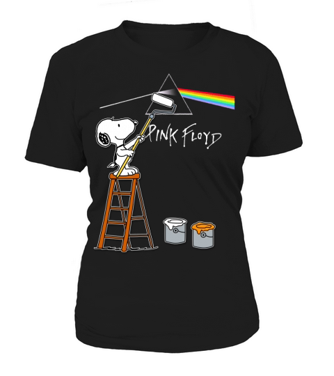 Snoopys Painting The picture- Pink Floyd Women's T-Shirt
