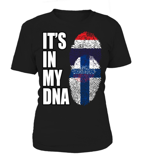 Thai And Finland Vintage Heritage DNA Flag Women's T-Shirt