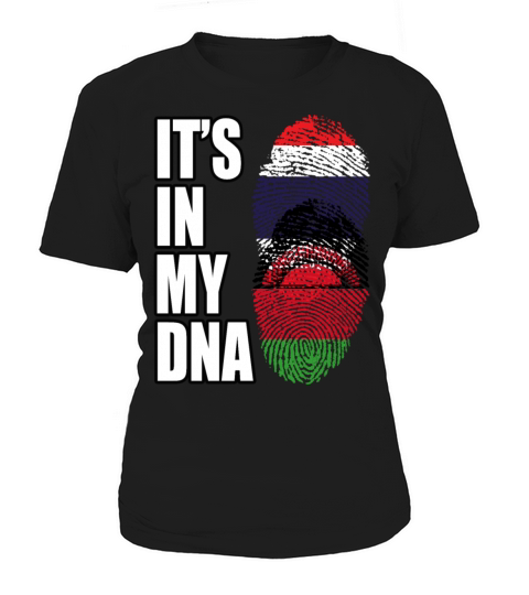 Thai And Malawian Vintage Heritage DNA Flag Women's T-Shirt