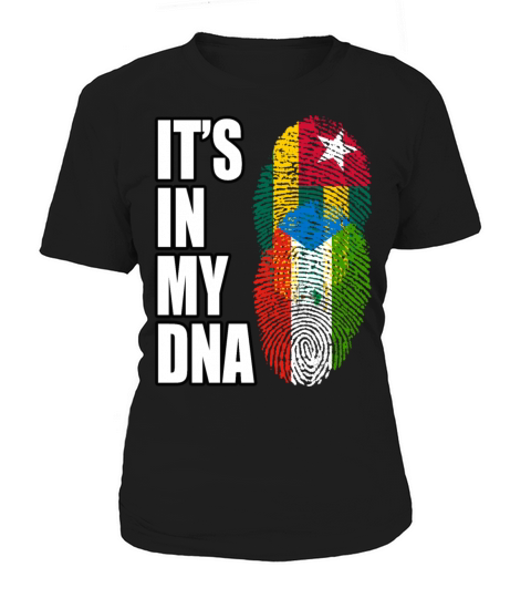 Togolese And Equatorial Guinean Mix Heritage DNA F Women's T-Shirt