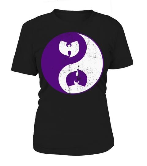 yin and yang wutang dark purple Women's T-Shirt