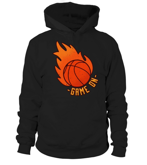 Athlete Ball Fire Game Sport Basketball Hoodie Unisex