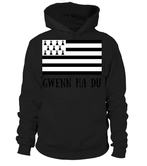 BREIZH DRAPEAU BRETAGNE GWENN HA DU Hoodie Unisex