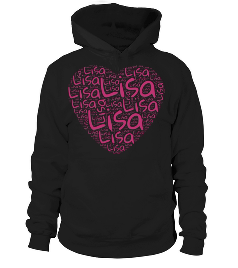 Gift for Lisa Heart shape name gift for women Hoodie Unisex