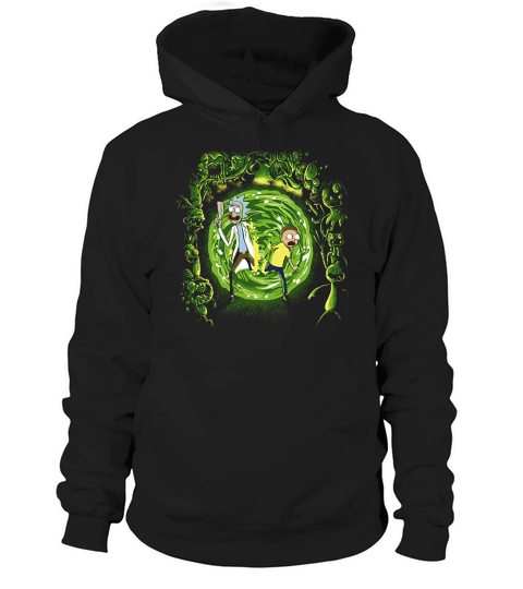 RICK &amp;amp; MORTY PORTAL AND THE MONSTERS Hoodie Unisex