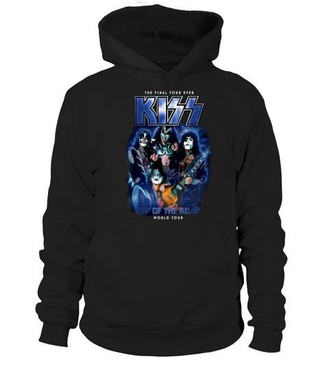 The final tour ever Kiss End of the road 1976 Hoodie Unisex