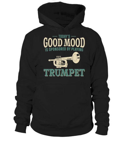 Trumpet Player Vintage Todays Hoodie Unisex
