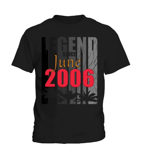 2006 vintage born in June gift Kids T-Shirt