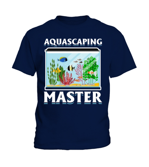 Aquascaper Humor Fishkeeping Men Women Aquarium Kids T-Shirt