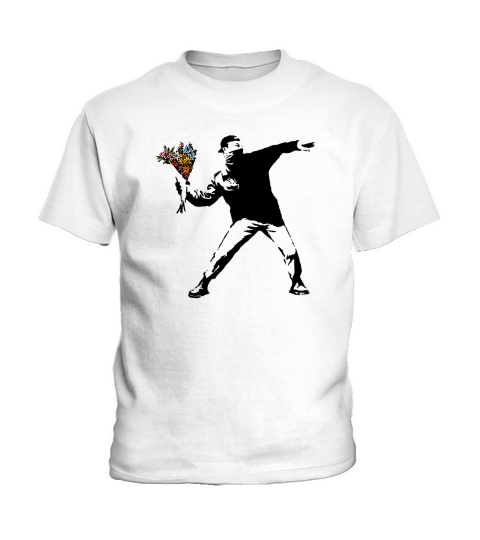 Banksy - Souffleur de Rage Kids T-Shirt