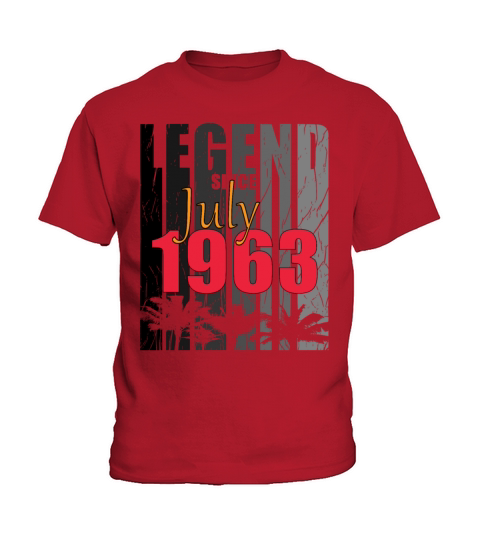 Birth Month July 1963 Vintage Kids T-Shirt