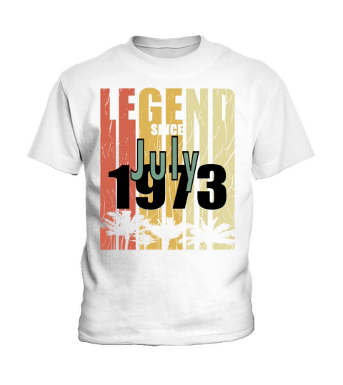 born 1973 july vintage gift Kids T-Shirt