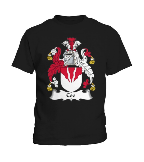 Coe Family Crest / Coat of Arms British Family Crests Kids T-Shirt