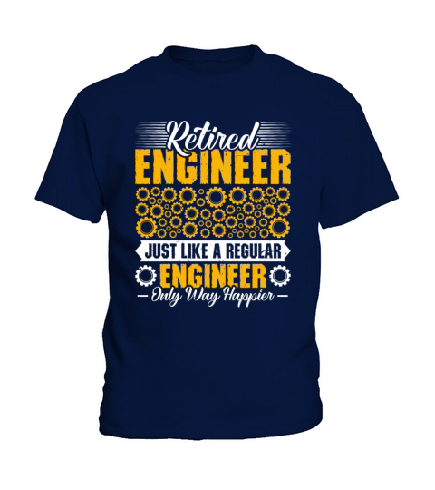 Retirement Retired Engineer Just Like a Regular Kids T-Shirt