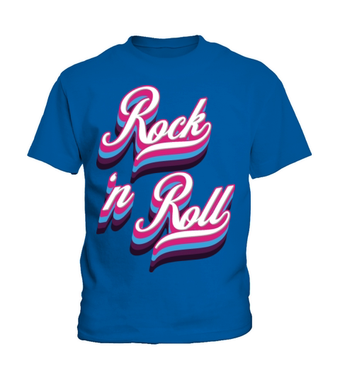 Rock n Roll 80s Retro Vintage Kids T-Shirt