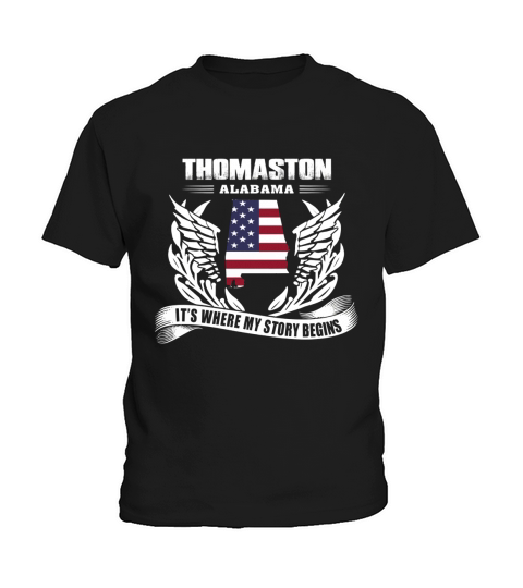 Thomaston, Alabama Its Where My Story Begins Shirt Kids T-Shirt