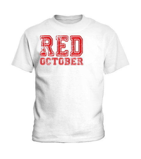 Vintage Red October Philly Philadelphia Baseball Kids T-Shirt