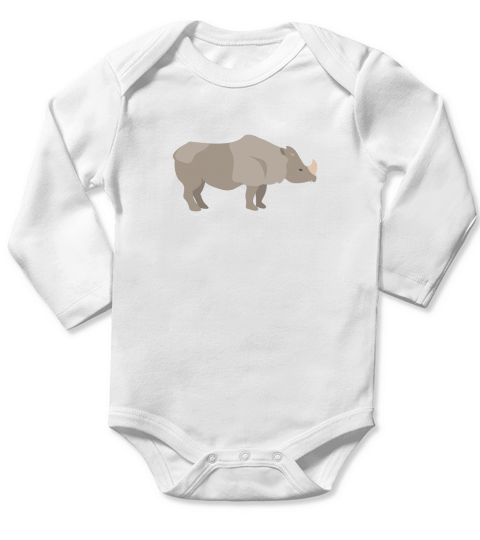 Animals africa 11 Long Sleeve Baby One-Piece