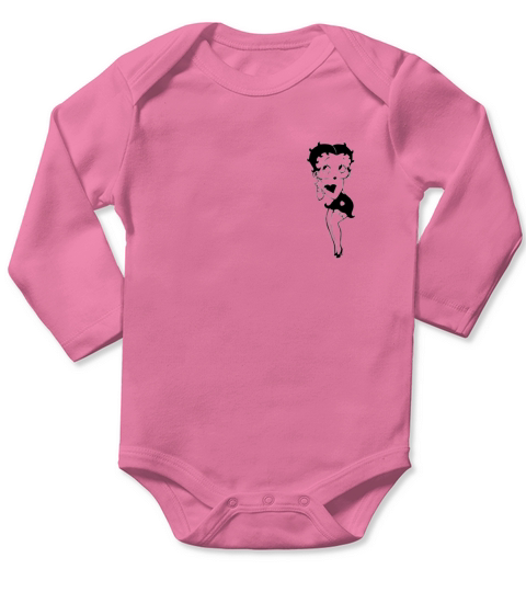 Betty Boop TShirt SHIRT Long Sleeve Baby One-Piece