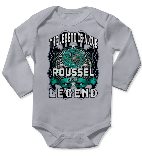 BNS89943-ROUSSEL ENDLESS LEGEND 3 HEAD DRAGON Long Sleeve Baby One-Piece