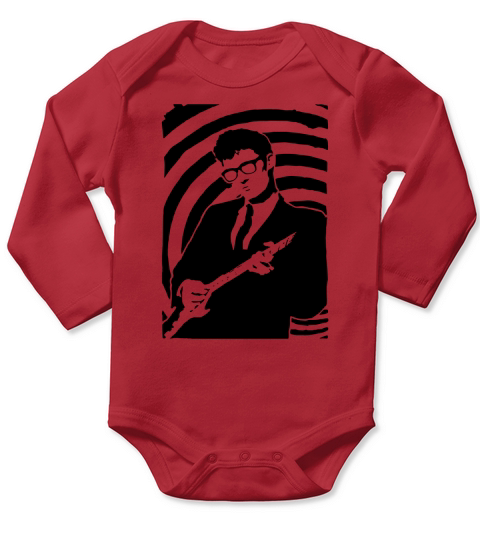 Buddy Holly T-Shirt Long Sleeve Baby One-Piece